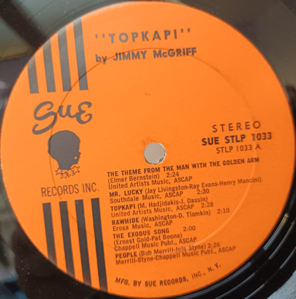 Jimmy McGriff : Topkapi (LP,Album,Stereo)