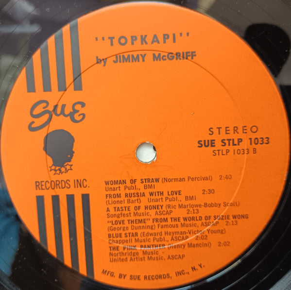 Jimmy McGriff : Topkapi (LP,Album,Stereo)