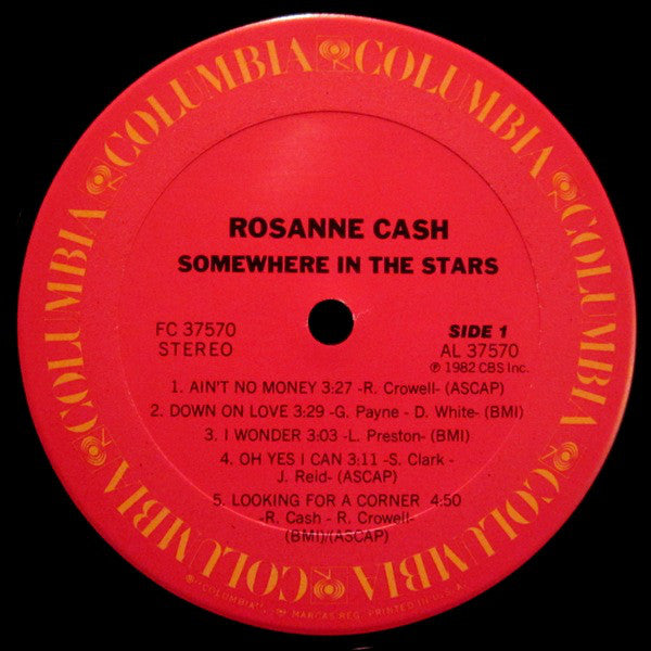 Rosanne Cash : Somewhere In The Stars (LP,Album)