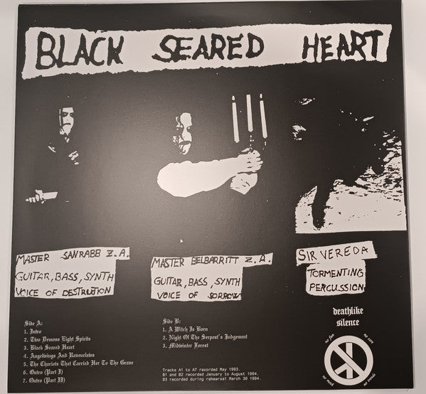 Gehenna : Black Seared Heart  (LP,Unofficial Release)