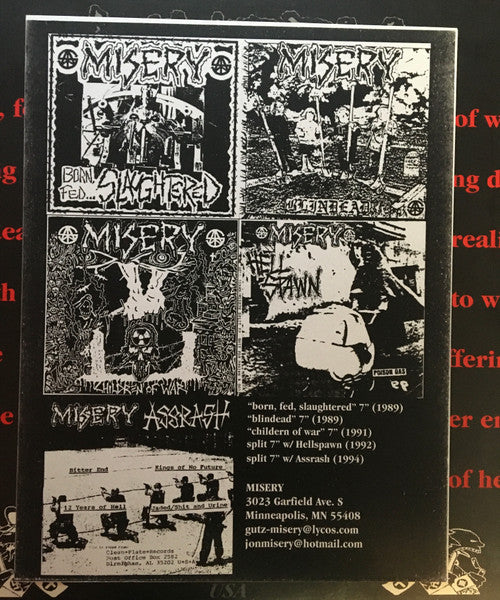 Misery (4) : The Early Years (LP,Compilation)