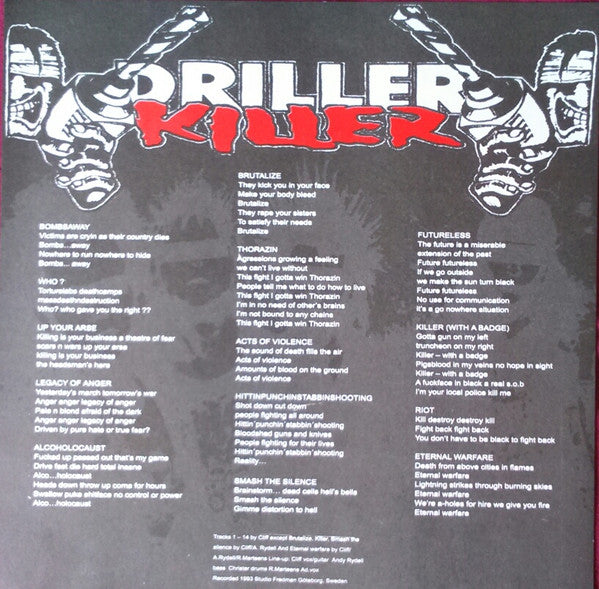 Driller Killer : Brutalize (LP,Album)