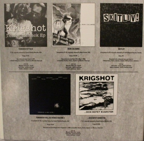 Krigshot : 1997-2009 (LP,Album,Compilation)