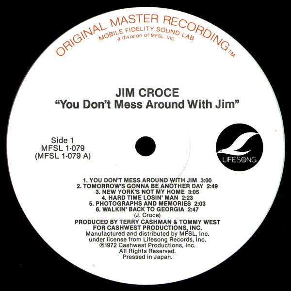 Jim Croce : You Don't Mess Around With Jim (LP,Album,Reissue,Remastered,Stereo)