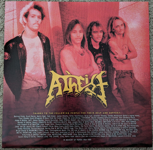 Atheist : Piece Of Time (LP,Album,Limited Edition,Reissue)