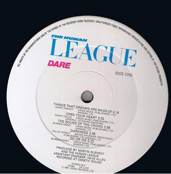 Human League, The : Dare (LP,Album,Stereo)