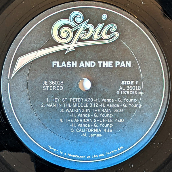 Flash & The Pan : Flash And The Pan (LP,Album)