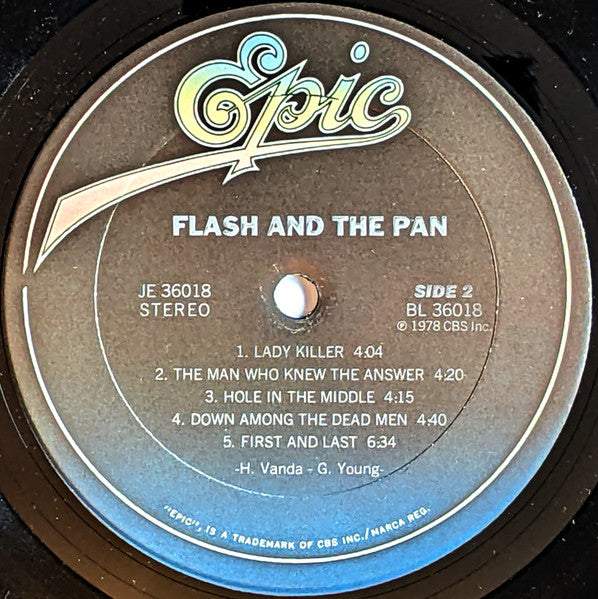 Flash & The Pan : Flash And The Pan (LP,Album)