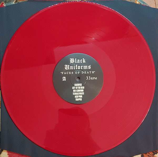 Black Uniforms : Faces Of Death (LP,Album,Limited Edition,Numbered,Reissue)