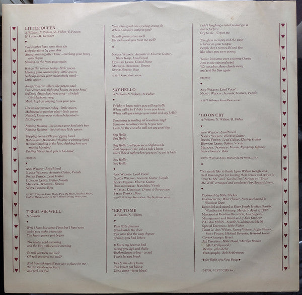 Heart : Little Queen (LP,Album,Stereo)