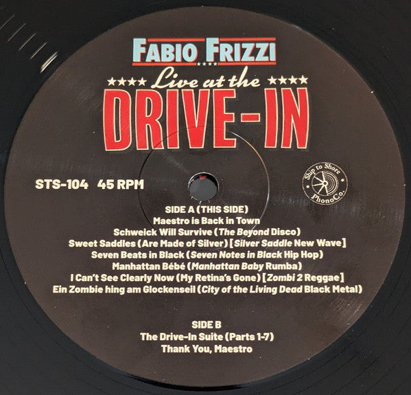 Fabio Frizzi : Live At The Drive-In (LP,45 RPM)