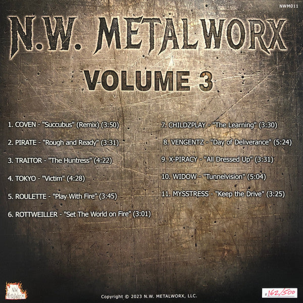 Various : NW Metalworx Volume 3 (LP,Compilation,Limited Edition,Numbered)