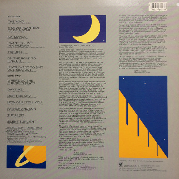 Cat Stevens : Footsteps In The Dark - Greatest Hits Volume Two (LP,Compilation,Stereo)