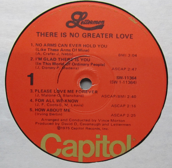 Lettermen, The : There Is No Greater Love (LP)