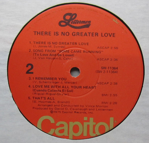 Lettermen, The : There Is No Greater Love (LP)