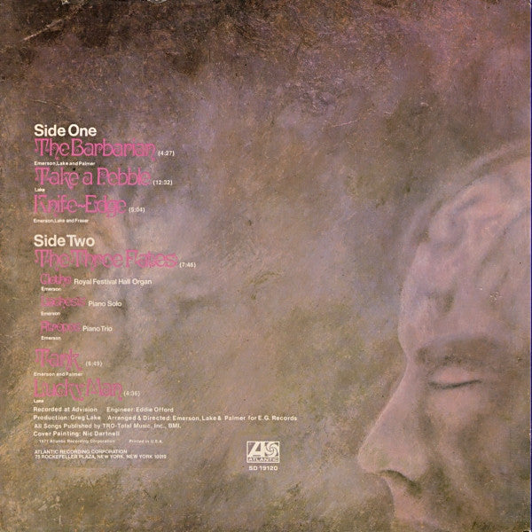 Emerson, Lake & Palmer : Emerson Lake & Palmer (LP,Album,Reissue)