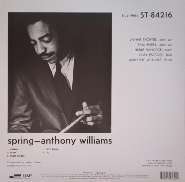 Anthony Williams : Spring (LP,Album,Reissue,Stereo)