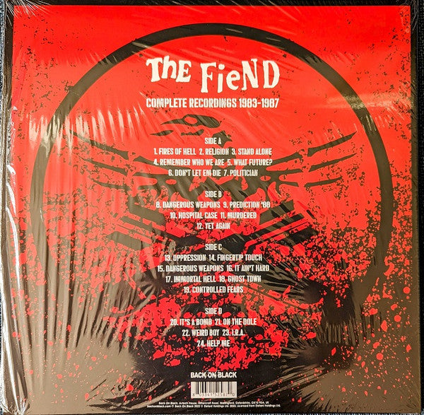 Fiend, The : Complete Recordings 83-87 (LP,Compilation)