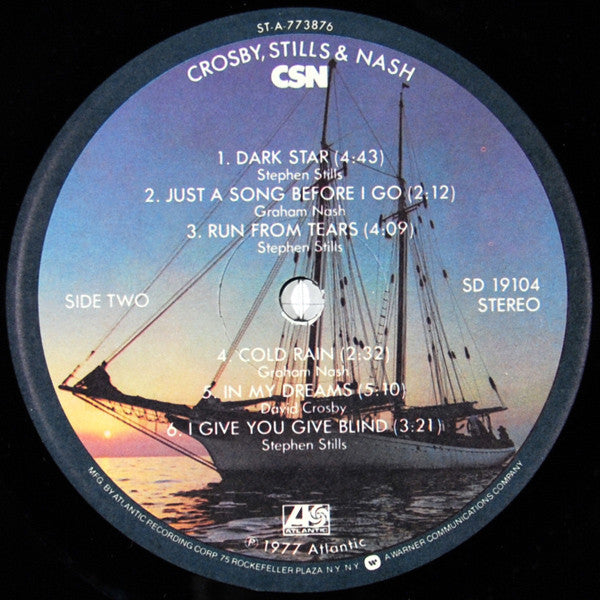 Crosby, Stills & Nash : CSN (LP,Album,Stereo)