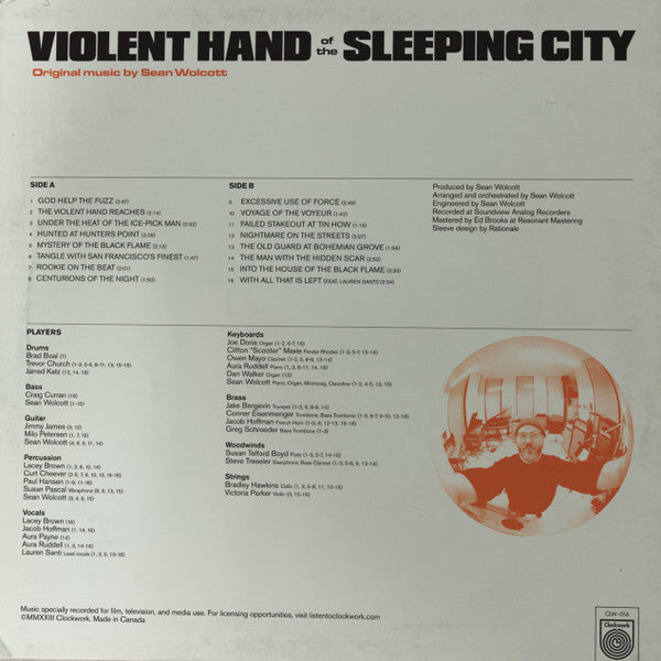 Sean Wolcott : Violent Hand Of The Sleeping City (LP,Album)