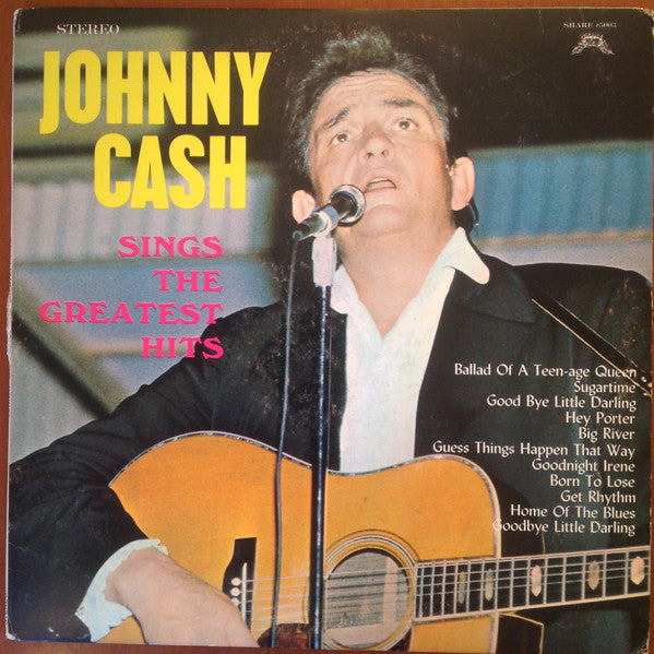 Johnny Cash : Sings The Greatest Hits (LP,Compilation)
