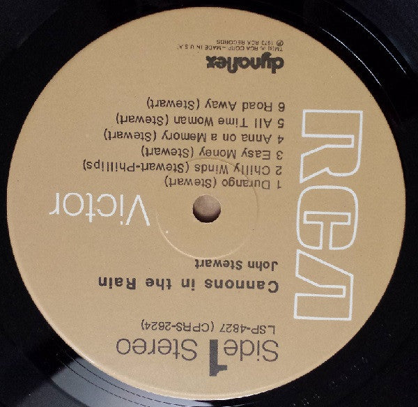 John Stewart (2) : Cannons In The Rain (LP,Album,Repress,Stereo)