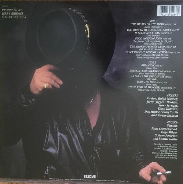 Waylon Jennings : Turn The Page (LP,Album)