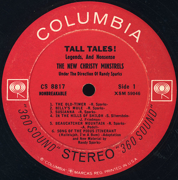New Christy Minstrels, The : The New Christy Minstrels Tell Tall Tales! Legends And Nonsense (LP,Album,Stereo)