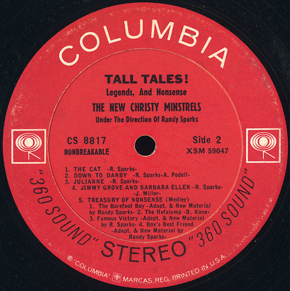 New Christy Minstrels, The : The New Christy Minstrels Tell Tall Tales! Legends And Nonsense (LP,Album,Stereo)