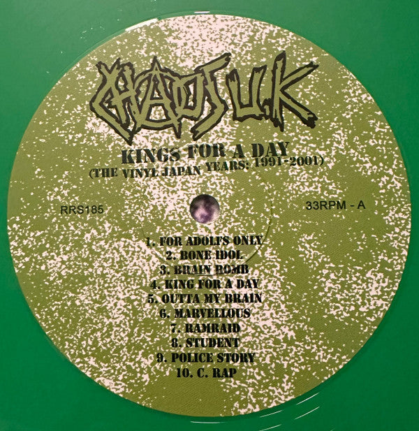 Chaos UK : Kings For A Day (The Vinyl Japan Years: 1991 - 2001) (LP,Album,Compilation,Limited Edition,Reissue)