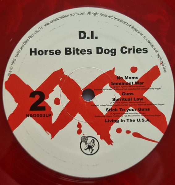 D.I. : Horse Bites, Dog Cries (LP,Album,Limited Edition,Reissue)