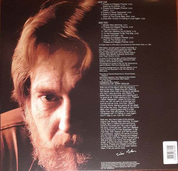 Willie Nelson : Phases And Stages (LP,Album,Limited Edition,Reissue)