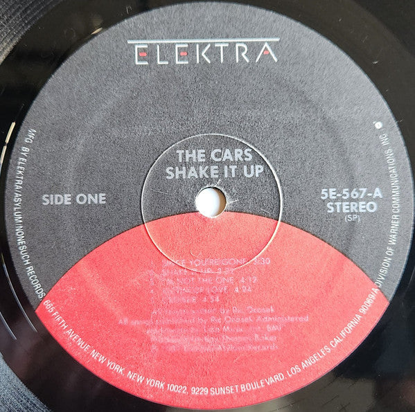 Cars, The : Shake It Up (LP,Album,Reissue,Repress,Stereo)
