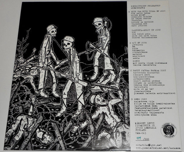 Neuroottiset Pelimannit : Diskografia (LP,Compilation,Limited Edition)