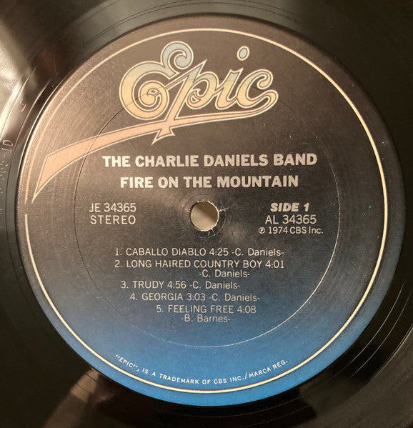 Charlie Daniels Band, The : Fire On The Mountain (LP,Album,Reissue,Stereo)