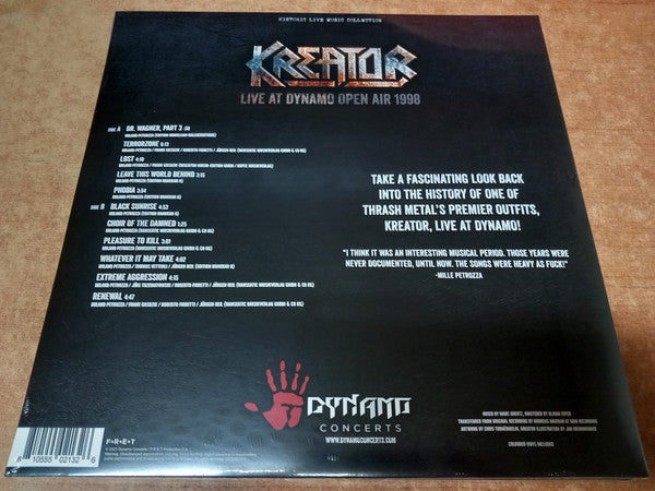 Kreator : Live At Dynamo Open Air 1998 (LP,Album,Limited Edition)