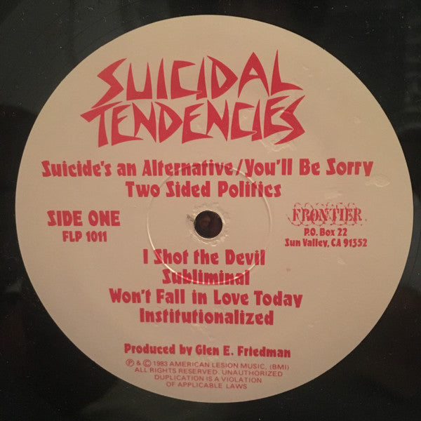 Suicidal Tendencies : Suicidal Tendencies (LP,Album,Reissue)