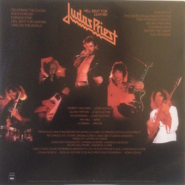 Judas Priest : Hell Bent For Leather (LP,Album)