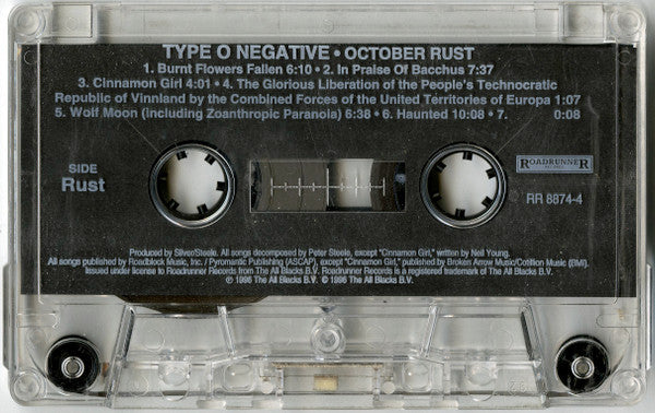 Type O Negative : October Rust (Album)