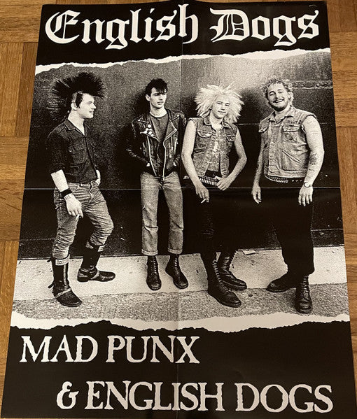 English Dogs : Mad Punx & English Dogs (plus 82 Demo) (LP,Compilation)
