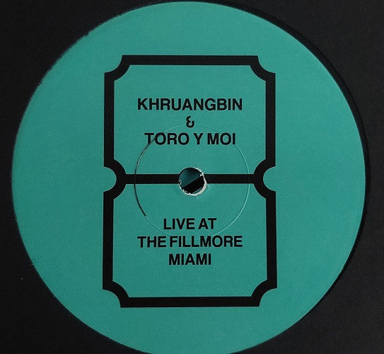 Khruangbin & Toro Y Moi : Live at The Fillmore Miami (LP,Album)