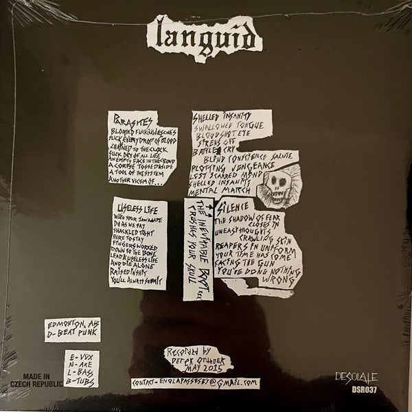 Languid (2) : Resist Mental Slaughter + Languid From The Start: The Demo's Album (LP,45 RPM,Album)