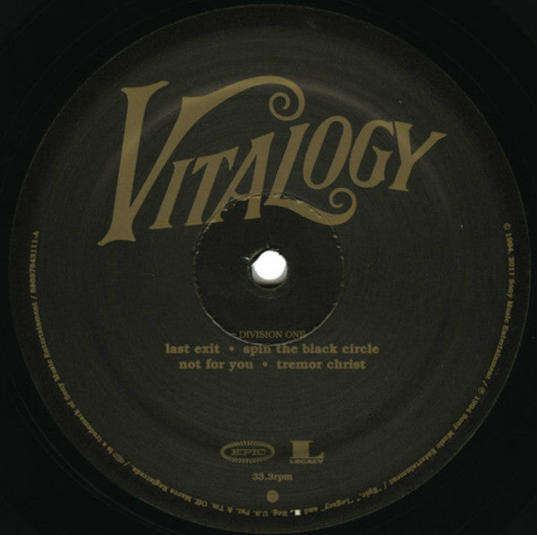 Pearl Jam : Vitalogy (LP,Album,Reissue,Remastered)