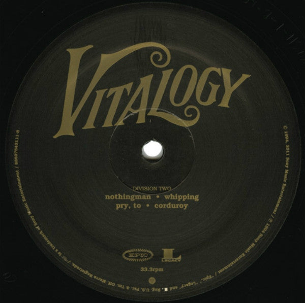 Pearl Jam : Vitalogy (LP,Album,Reissue,Remastered)