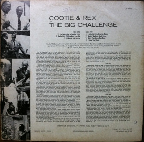 Cootie Williams & Rex Stewart : Cootie & Rex In The Big Challenge (LP,Album,Mono)