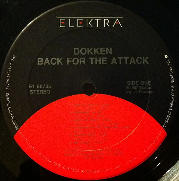 Dokken : Back For The Attack (LP,Album,Club Edition)