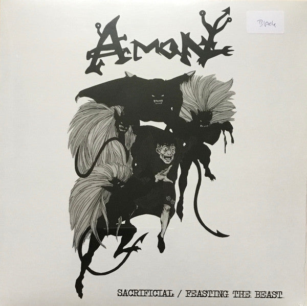 Amon (18) : Sacrificial / Feasting The Beast (LP,Compilation,Limited Edition,Reissue,Remastered)