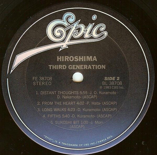 Hiroshima (3) : Third Generation (LP,Album)