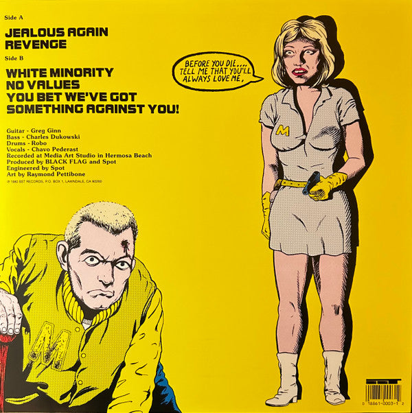 Black Flag : Jealous Again (12",45 RPM,EP,Reissue)