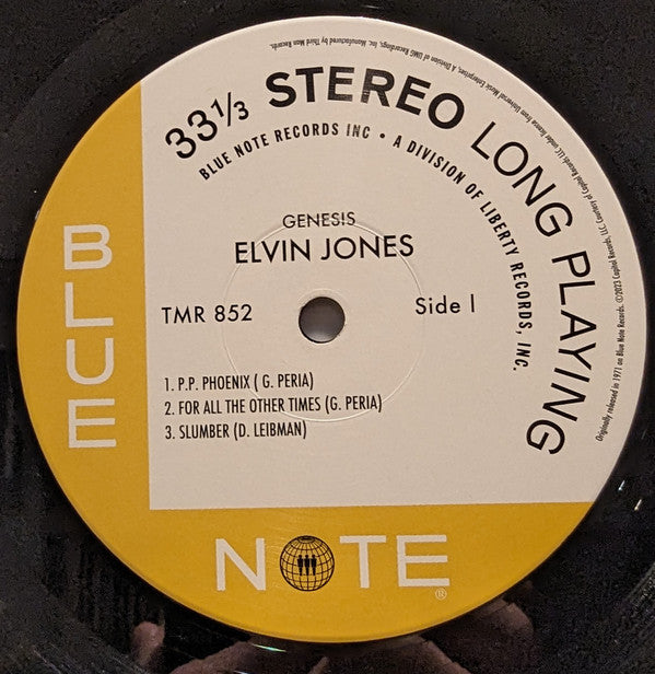 Elvin Jones : Genesis (LP,Album,Reissue,Remastered,Stereo)